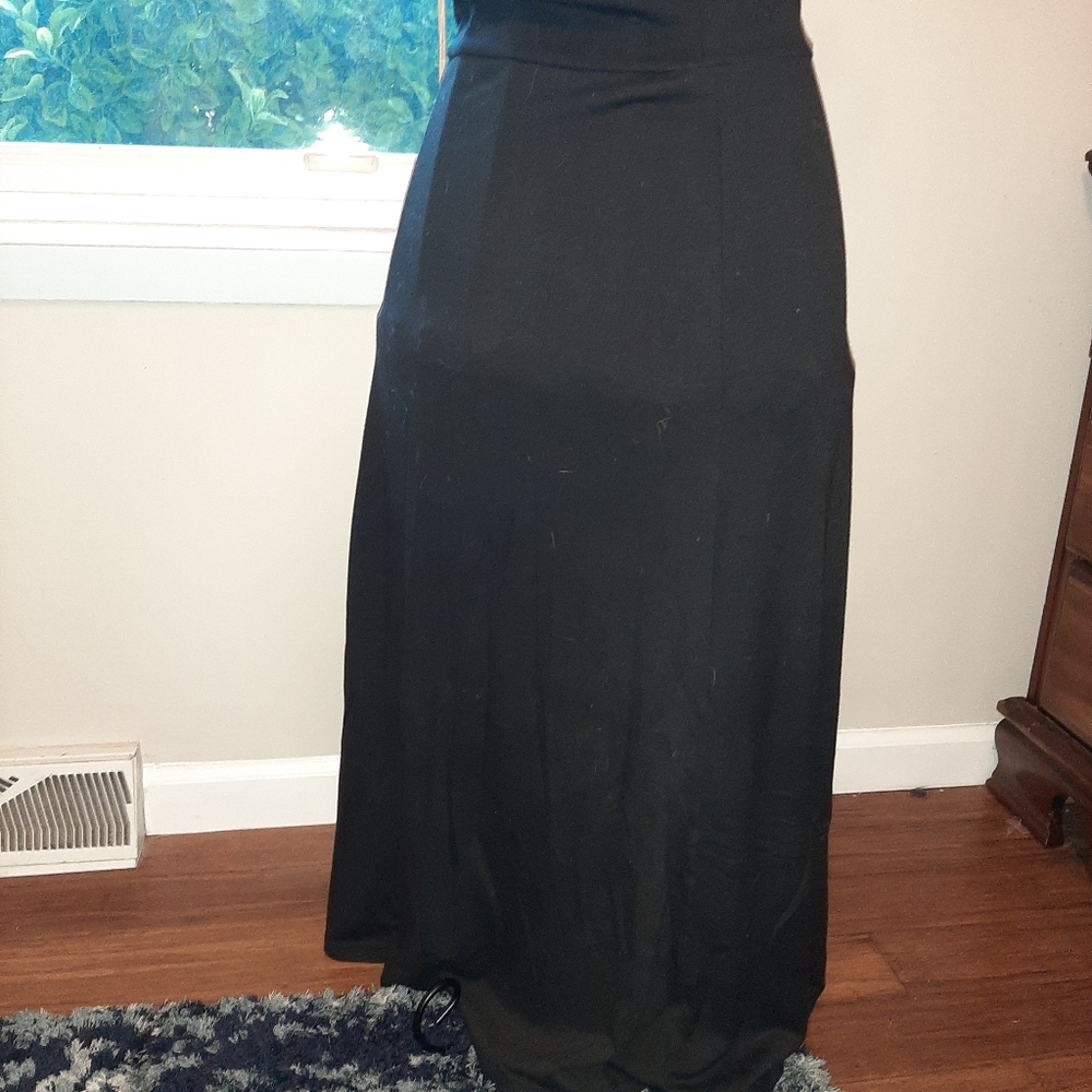 Set of two black maxi skirts